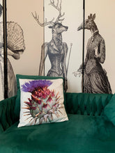 Load image into Gallery viewer, Scottish Thistle Cushion