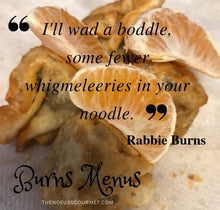 Load and play video in Gallery viewer, A short video for I'll Wad A Boodle! Burns Night Menus