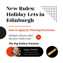 Load image into Gallery viewer, How-To Apply for Planning Permission for Your Edinburgh Holiday Let